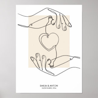 Personlig Couples Poster