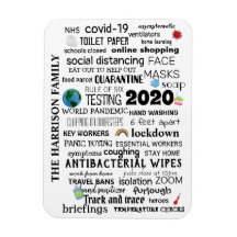 Personlig Covid-19 World Pandemic Commemorative