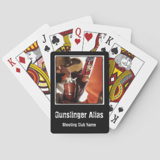 Personlig Cowboy Action Fast Draw Card-dek Spelkort