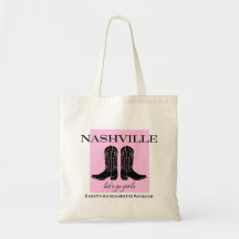 Personlig Cowgirl Bachelorette Tote Bag