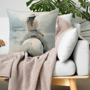 Personlig Cowgirl Beach Pillow Speciell Gift Kudde
