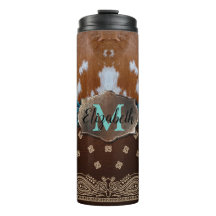 Personlig Cowgirl Thermal Coffee Tumbler