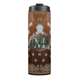 Personlig Cowgirl Thermal Coffee Tumbler