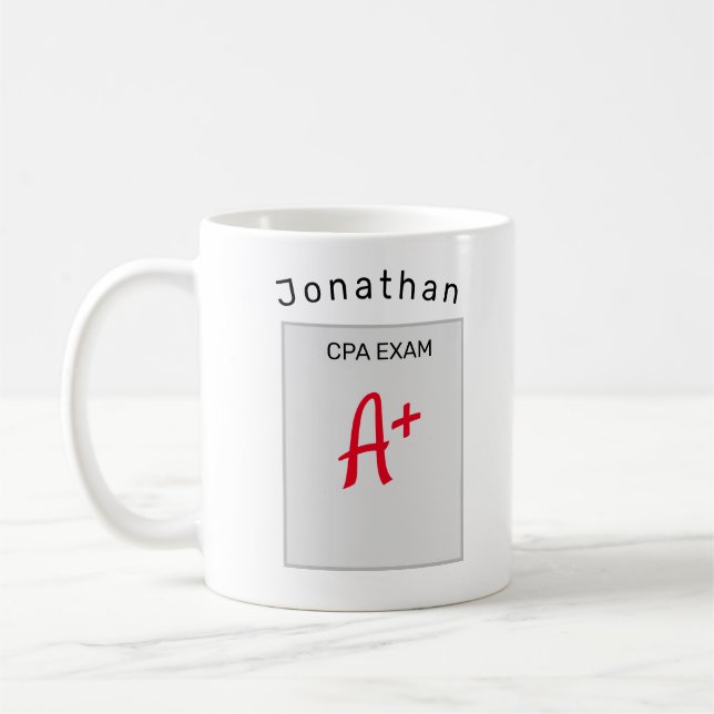 Personlig CPA Gift Coffee Mugg (Vänster)