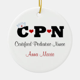 Personlig CPN Nurse Ornament