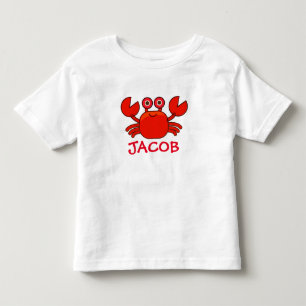 Personlig Crab T-shirt för Baby eller Kids