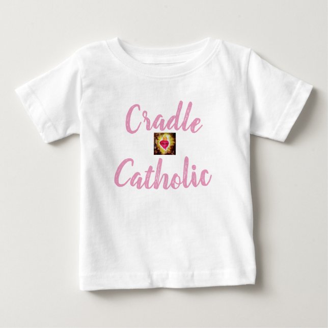 Personlig Cradle Catholic T Shirt (Framsida)