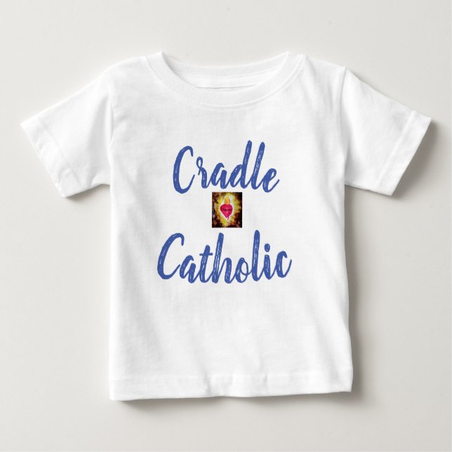 Personlig Cradle katolik T Shirt (Framsida)