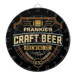 Personlig Craft Beer Label Brewing Company Pub Darttavla
