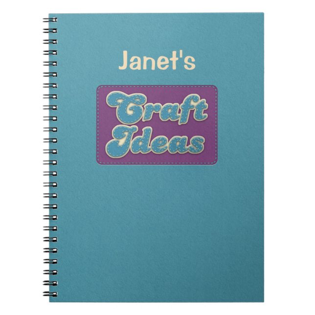 Personlig Craft Ides Anteckningsbok (Framsidan)