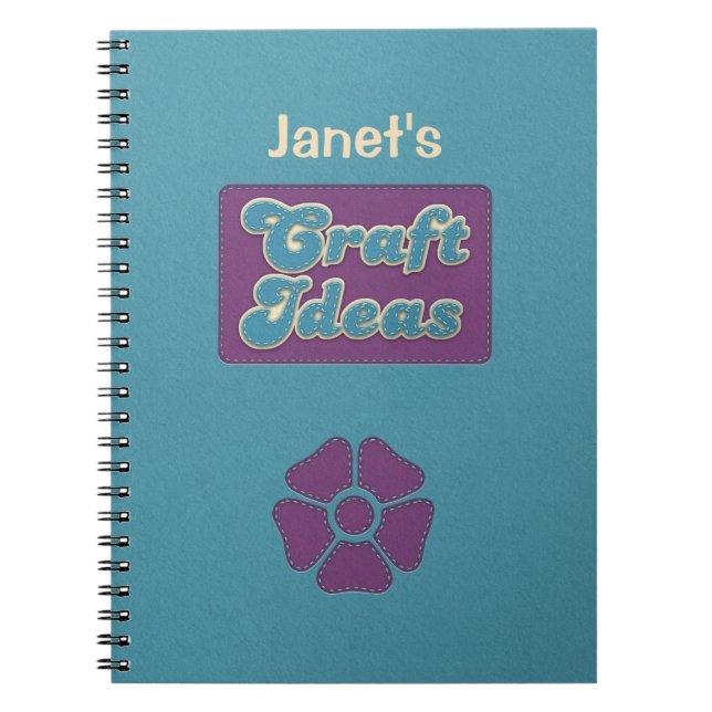 Personlig Craft Ides Anteckningsbok (Framsidan)