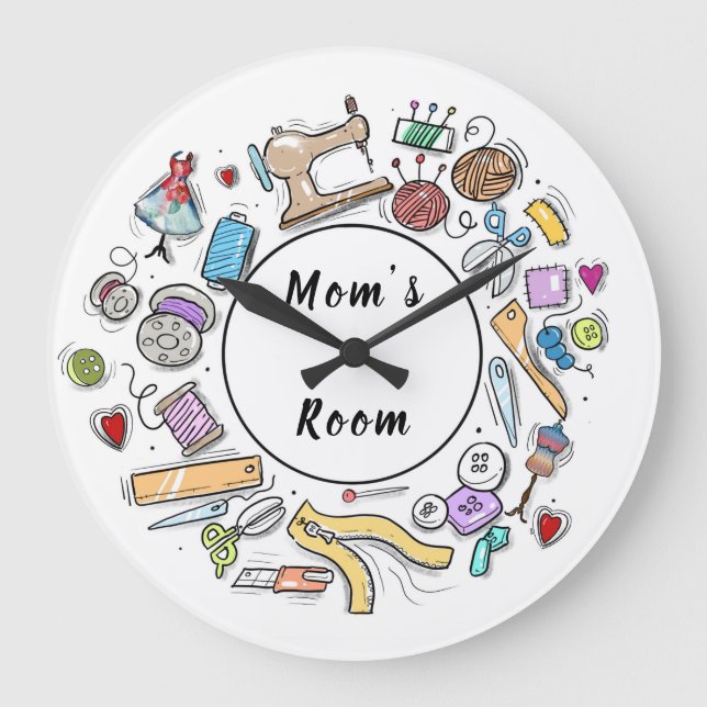 Personlig Craft-rumslås Stor Klocka (Framsida)