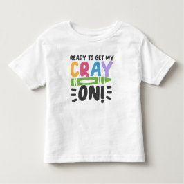 Personlig Crayon Pre-K Småbarn Shirt T Shirt