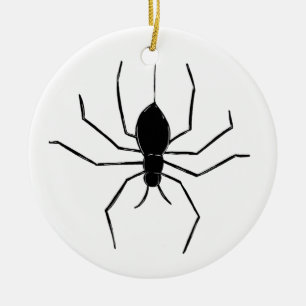 Personlig Creepy Spider Halloween Träd Ornament