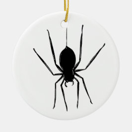 Personlig Creepy Spider Halloween Träd Ornament