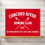 Personlig Creving Logotyp Oars Team Namn År Poster<br><div class="desc">Personlig Crew Rwing-lagpresenter med korsade årar och 3 linjer anpassningsbar text. Lägg till klubb namn, årslinje och extra i anpassningsbar (namn, namn, evenemang osv.) Ändra färg i bakgrunden så att den matchar klubbens färger - klicka bara på "anpassa" och sedan på den lilla pipetten öga. Det blir en tänkbar avslutning...</div>