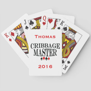 Personlig Cribbage Master Casinokort