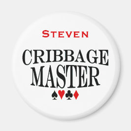 Personlig Cribbage Master Magnet