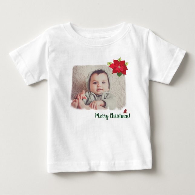 Personlig Cristmas Shirt Baby Gift T (Framsida)