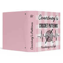 Personlig Crochet Mönster Binder
