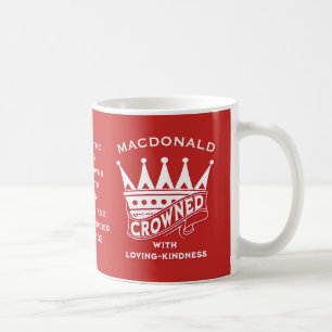 Personlig CROWNED Christian Kaffemugg