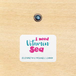 Personlig Cruise Door Need Vitamin Sea Marker Magnet