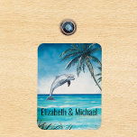 Personlig Cruise Door Sea Dolphin Marker Magnet<br><div class="desc">Den här designen kan vara personlig i det område som tillhandahålls genom att ändra fotot och/eller text. Du kan också anpassa den genom att klicka på Anpassa den här mallen och sedan välja klicka för att anpassa ytterligare alternativ och ta bort eller ändra färg i bakgrunden, lägga till text, ändra...</div>