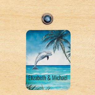 Personlig Cruise Door Sea Dolphin Marker Magnet