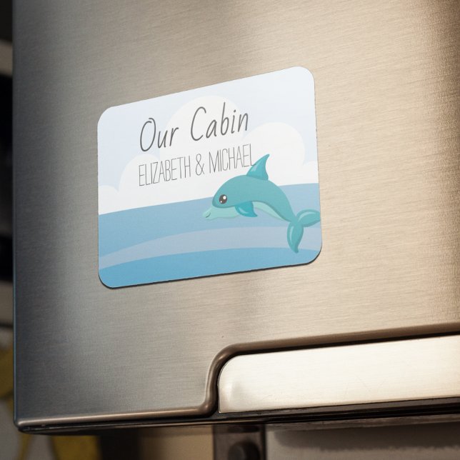 Personlig Cruise Door Sea Dolphin Marker Magnet (Skapare uppladdad)