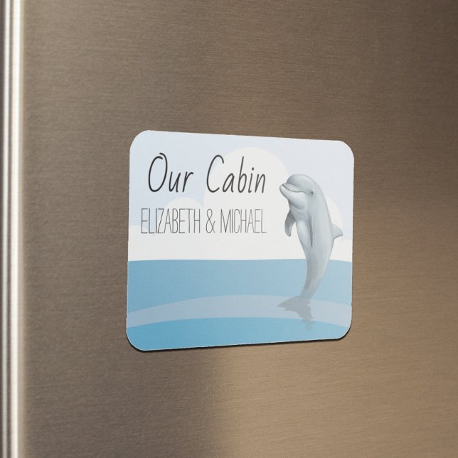 Personlig Cruise Door Sea Dolphin Marker Magnet (Skapare uppladdad)