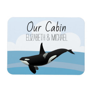 Personlig Cruise Door Sea Orca Killer Whale Mag Magnet