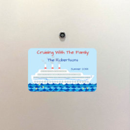 Personlig Cruise Frakt Theme Door Marker Magnet