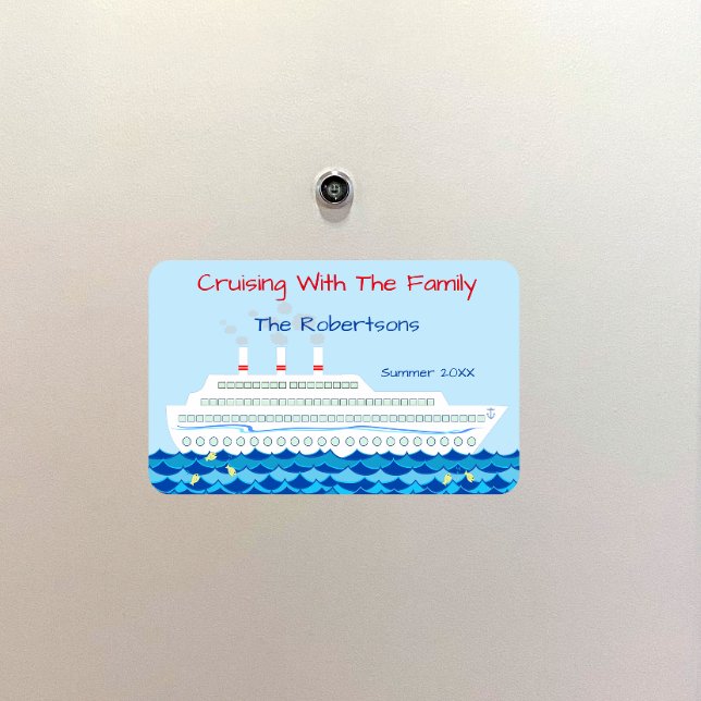 Personlig Cruise Frakt Theme Door Marker Magnet (Skapare uppladdad)