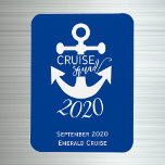 Personlig Cruise Squad Birthday Family Resa Magnet<br><div class="desc">Den här designen har skapats genom digital grafik. Det kan vara personlig i det område som tillhandahålls eller anpassning genom att klicka för att anpassa ytterligare alternativ och ändra namn, initialer eller ord. Du kan också ändra texten färg och stil eller ta bort texten för en bilddesign. Kontakta mig på...</div>