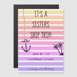 Personlig Cruise Stateroom Magnet Pastels