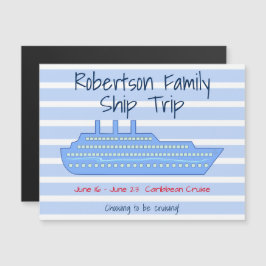 Personlig Cruise Theme Stateroom Magnet
