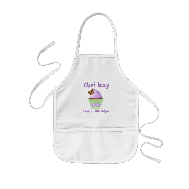 Personlig Cupkaka Baking Kids' Apron Barnförkläde (Framsidan)