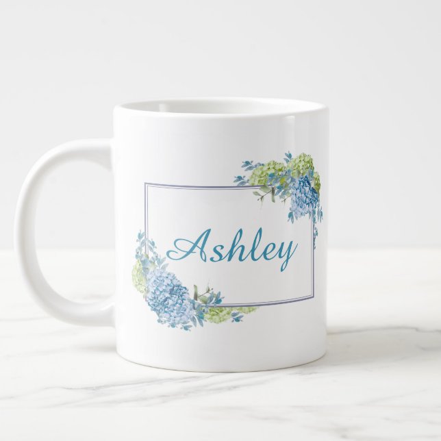Personlig Cursive Namn Jumbo Mugg (Vänster)
