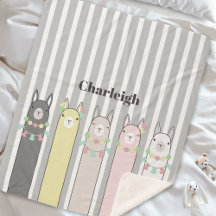 Personlig Cute Animal Colorful Llamas Kids