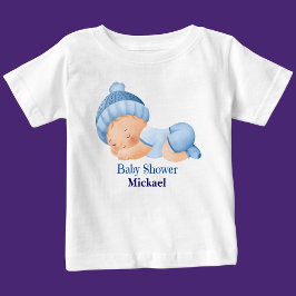 Personlig Cute Baby Shower T Shirt