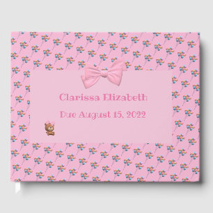 Personlig Cute Bear och Ballosts Guest Bok