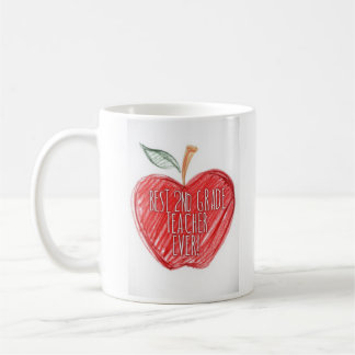 Personlig Cute Best 2:a Klass Lärare någonsin Kaffemugg