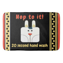 Personlig Cute Bunny Ansikte och Polka dots