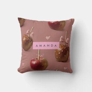 Personlig Cute Caramel Apple Mönster Kudde