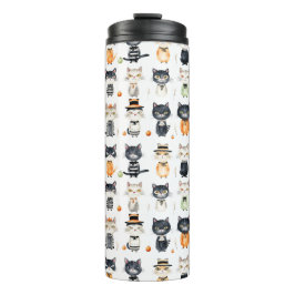 Personlig Cute Cat illustrerade Tumblers