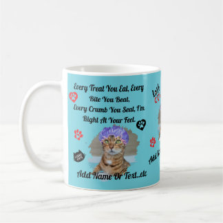 Personlig Cute Cat Mugg för Cat Lovers - Ljuny