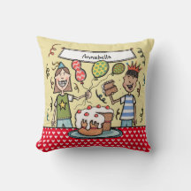Personlig Cute Children's Party Illustration