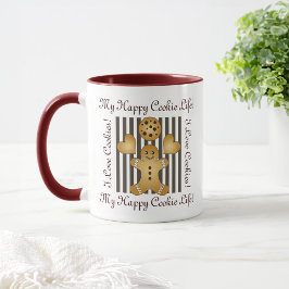 Personlig Cute Cookie-Pepparkaksgubbe-barn Mugg