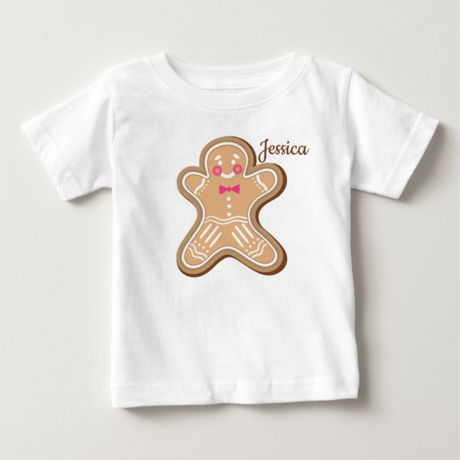 Personlig Cute Cookie T Shirt (Framsida)