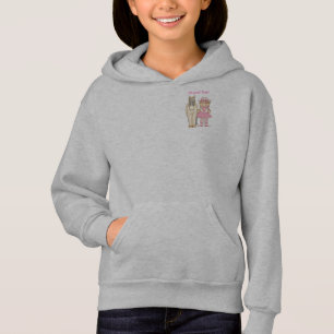Personlig Cute Cowgirl och Horse Ull Hoodie T-shirt